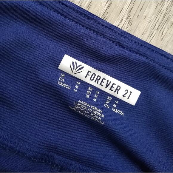 ❄️2/$5❄️[B7] Forever 21 Royal Blue Ombre Leggings, Size Medium - Picture 3 of 3